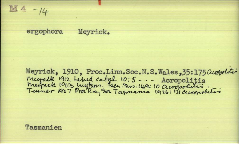 front of card